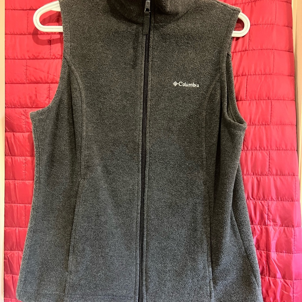 Columbia Charcoal Fleece Vest